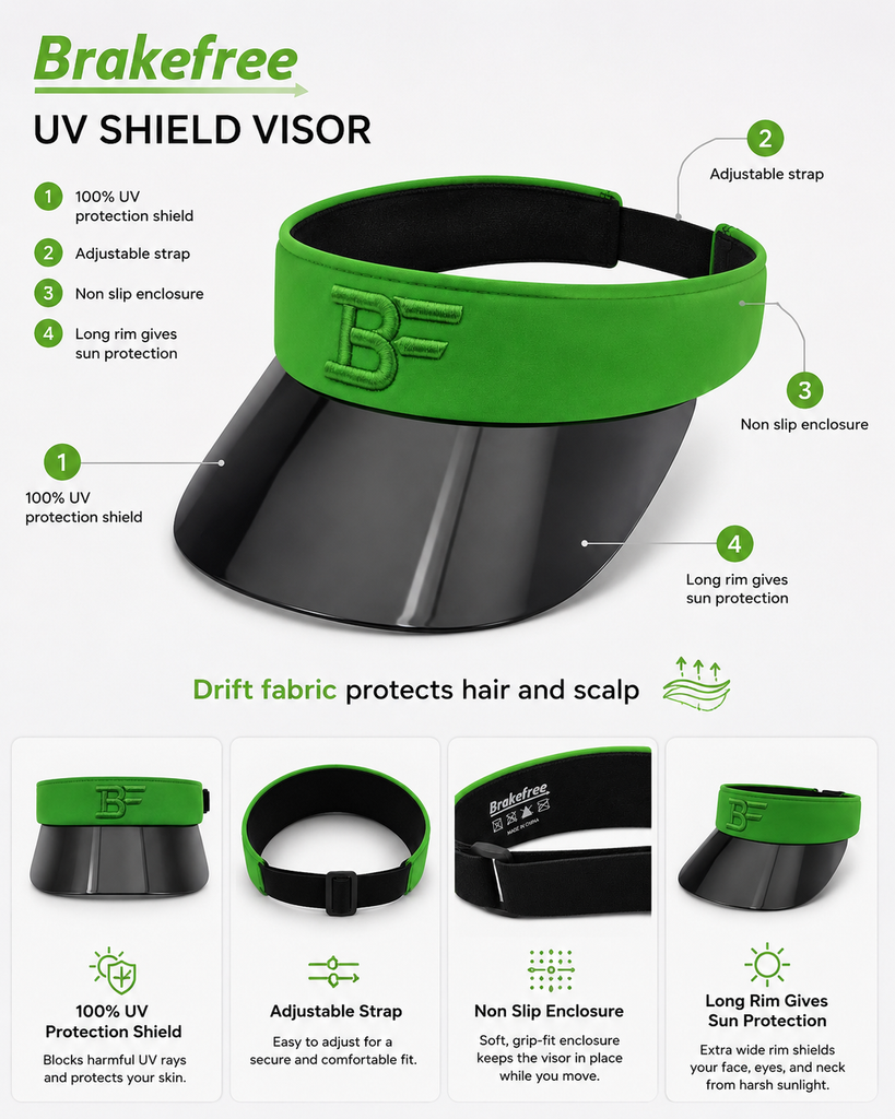 UV Shield Visor - Green