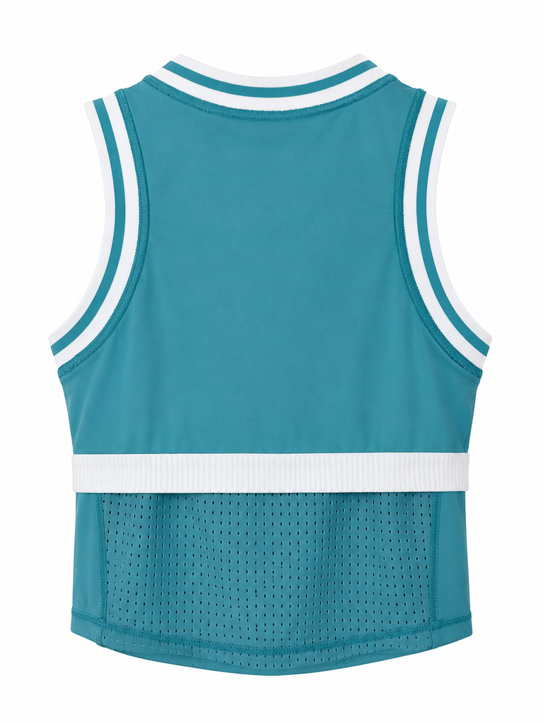 High Support Bra Top - Deep Aqua