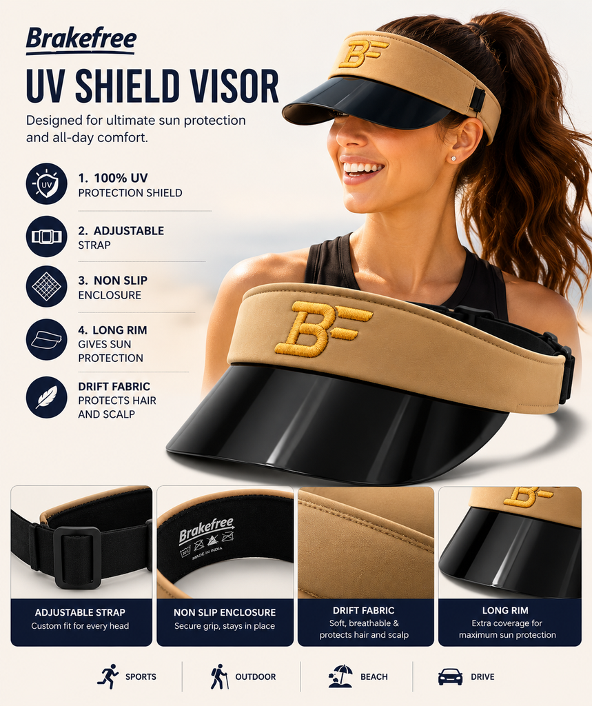 UV Shield Visor - Brown