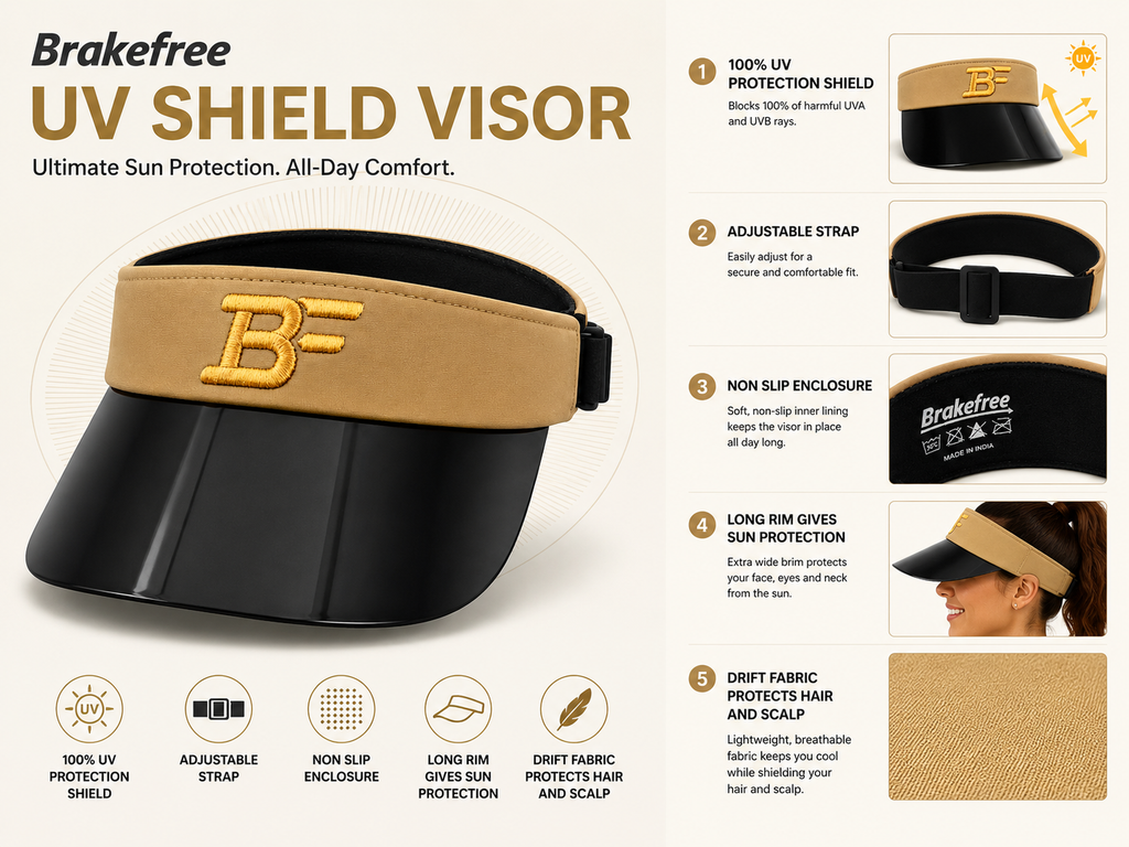 UV Shield Visor - Brown