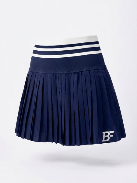 High Waist Compression Skort - Navy Blue