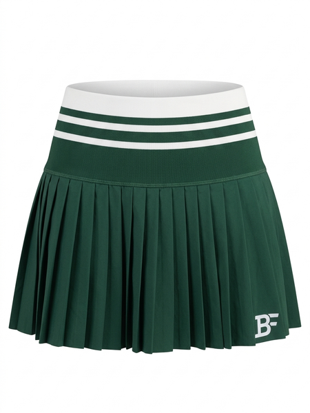 High Waist Compression Skort -Dark Green