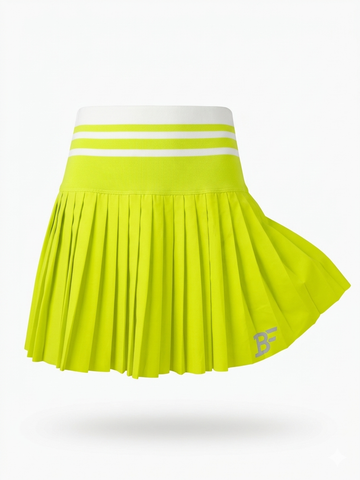High Wasit Compression Skort- Lime Green