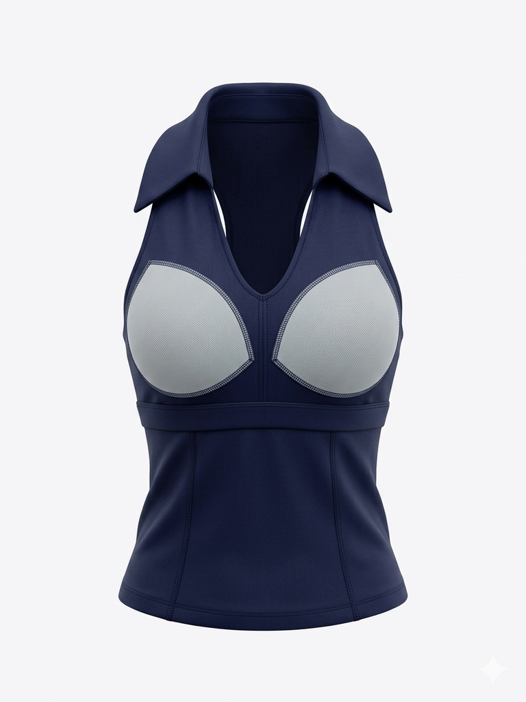 Bra Top - Navy Blue