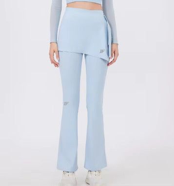 Compression 2in 1 Wrap Tights - Sky Blue