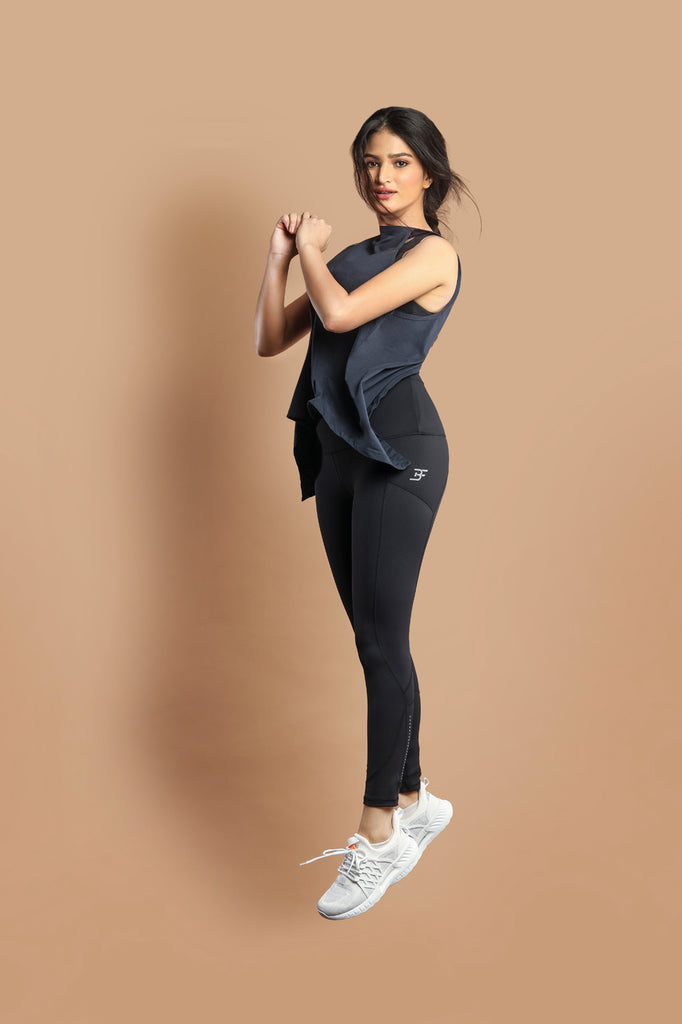 Support Performance Tights - Black - Brakefree