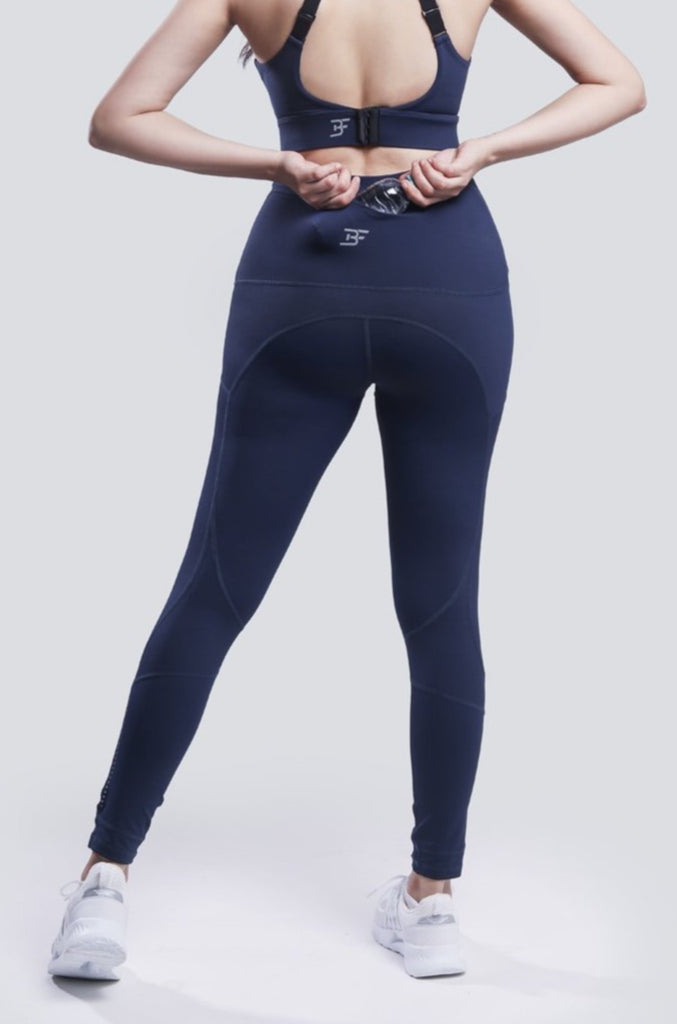 Support Performance Tights - Blue - Brakefree