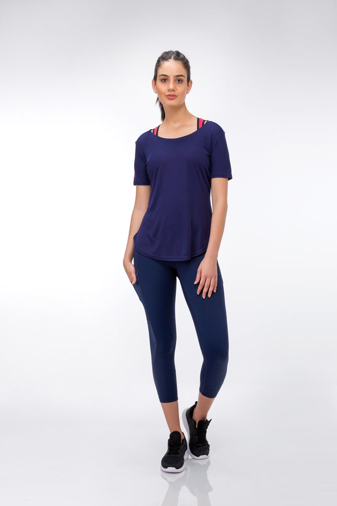 High Impact Lightweight Tee - Blue - Brakefree