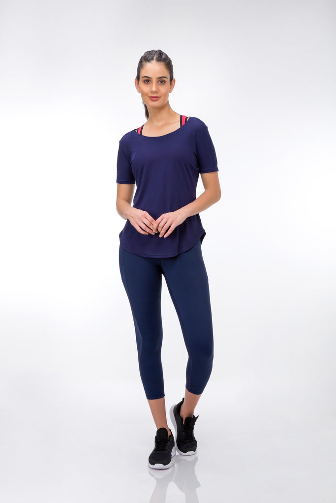 High Impact Lightweight Tee - Blue - Brakefree