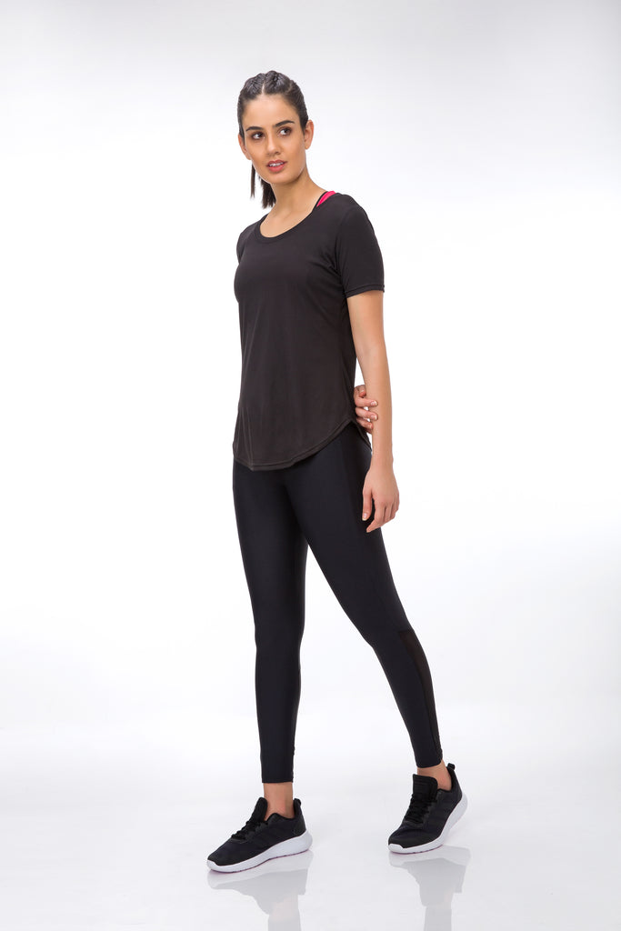 High Impact Lightweight Tee - Black - Brakefree